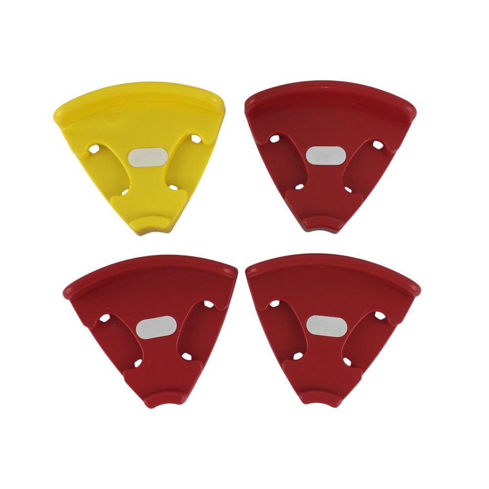 Vtech Go Go Smart Wheels Track Parts Red Yellow 4pc 60 Degree F Curve 29777